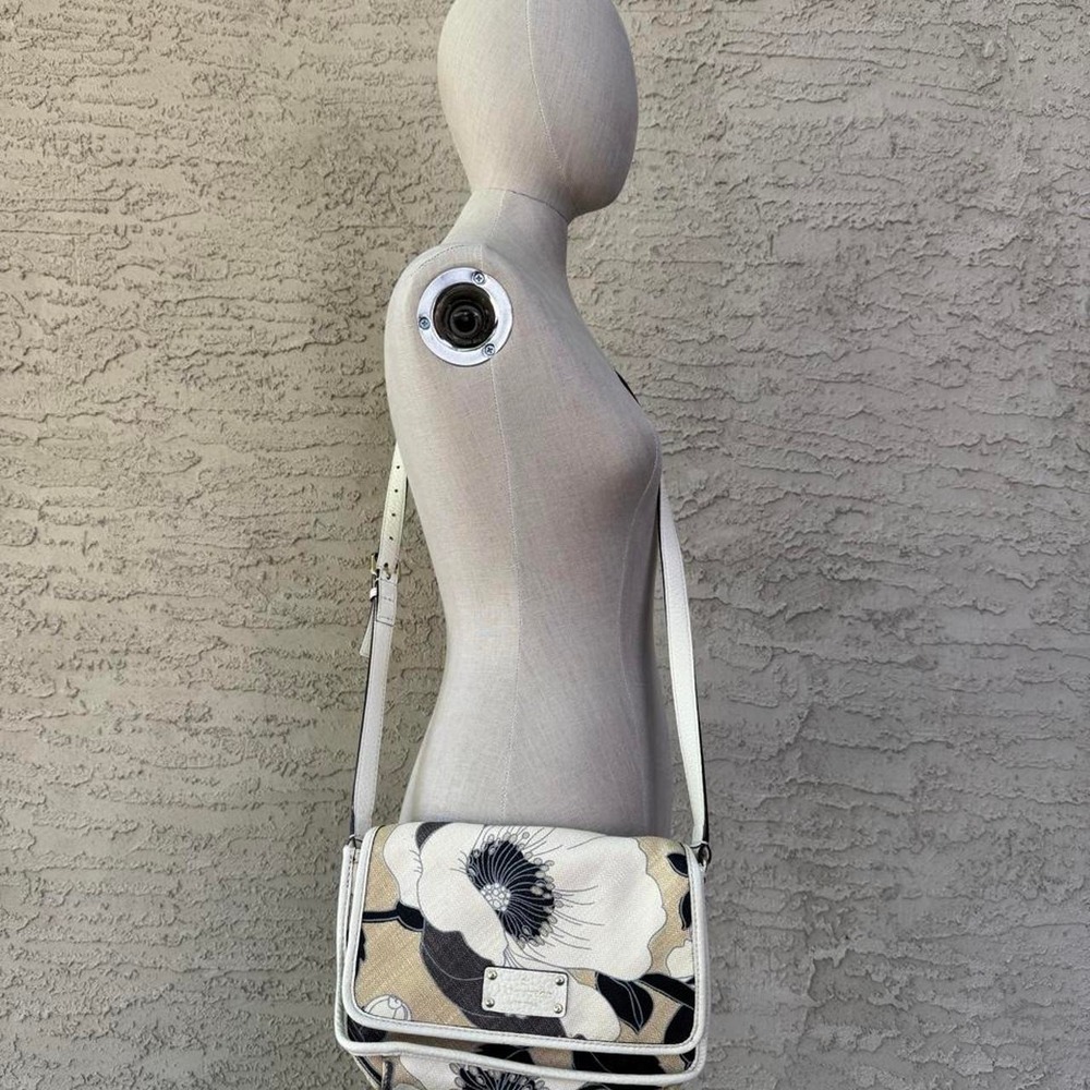 KATE SPADE FLORAL CANVAS PURSE